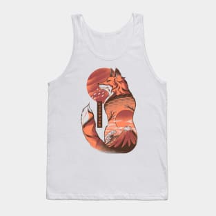 Japanese Fox - Cream Tank Top